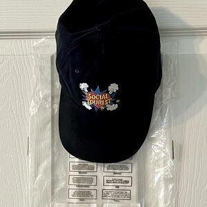 Hollister Social Tourist Black Baseball Cap with Logo